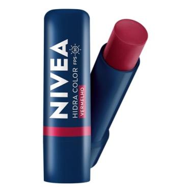 Imagem de NIVEA Hidratante Labial Hidra Color Vermelho FPS 30 4,8g