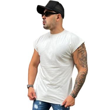 Imagem de Camiseta Regata Machao Masculina de Algodão - RM, Offwhite, GG