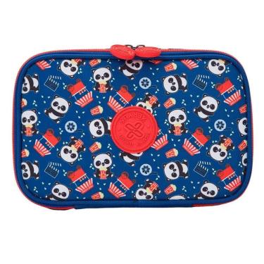 Imagem de Estojo Box College Panda Pipoca Juvenil Feminino Xeryus