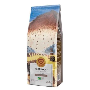 Imagem de Café torrado e moído 3 corações café 1942 portinari 250g