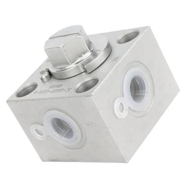 Imagem de Irfora Válvula de Desviador de 3 Vias, Válvula de Acelerador de Aço de Liga para a Operação de Mini Escavadeira, Permite a Comutação Rápida, Melhora a eficiência. Feito de Material de