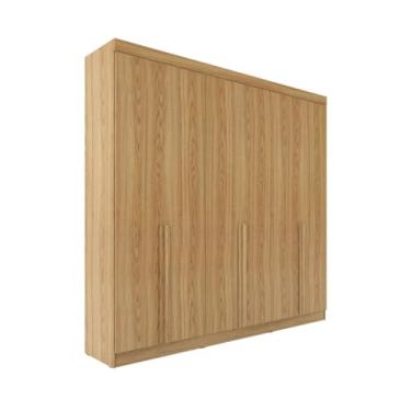 Imagem de Guarda-Roupa Lazzaro Casal Grande 6 Portas 4 Gavetas Quarto (Carvalho)