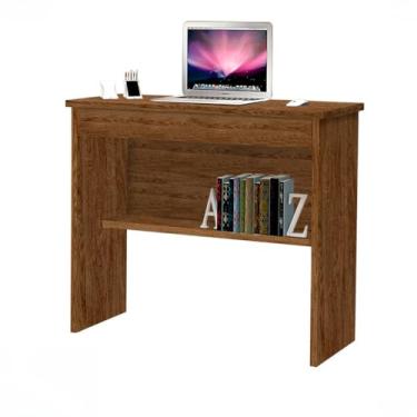 Imagem de Escrivaninha Estudo Home Home Oficie 1 Gaveta Notebook(Canela)