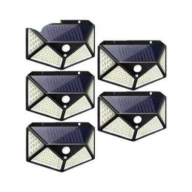 Imagem de Lâmpada De Parede Externa Movida a Energia Solar Com Sensor De Movimen