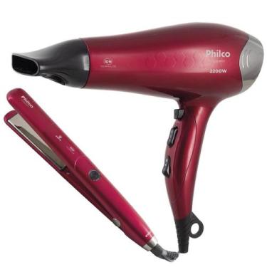 Imagem de Kit Secador + Prancha Cherry 220V Pkt3250 2100W Philco