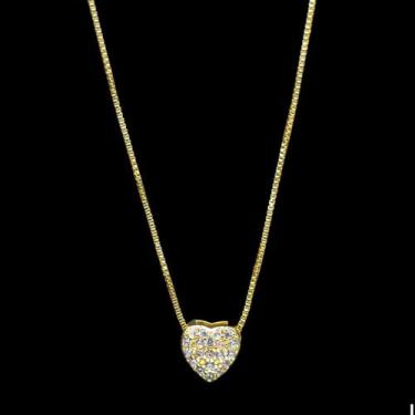 Imagem de Colar Corrente Feminino Pingente Ponto de Luz Coração Stras - AYLA SIZ