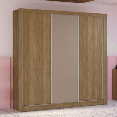 Imagem de Guarda Roupa Roupeiro com 3 Portas de Correr e 2 Gavetas M570 Kappesbe