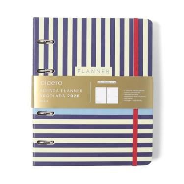 Imagem de AGENDA PLANNER ARGOLADO 2026 PRAIA SEMANAL NOTAS A5 BARRACA