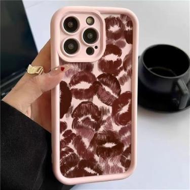 Imagem de Para iPhone 16 15 Pro Max Case Girls Silicone Phone Case para iPhone 14 13 12 11 XS XR X 7 8 Plus Capa protetora, 4, para 7Plus e 8Plus