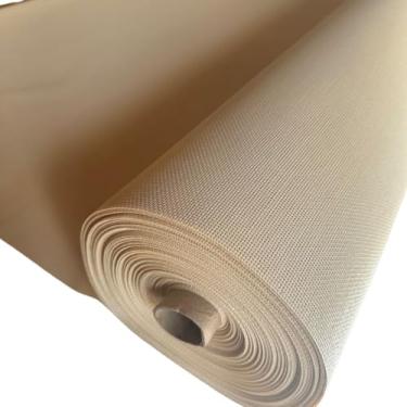 Imagem de Palhinha Indiana Tela Palha Forro Fibra Sintética Decoração Pergolado Bege 50cm