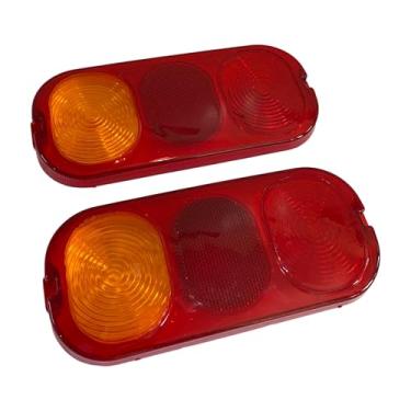 Imagem de JCB Retroescavadeira Parts Lente de luz traseira, 700/50024, par para vários modelos (compatível com luz 700/50018)