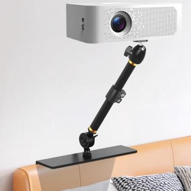 Imagem de Suporte para projetor My DIMELIFE Bed Sofa - Comprimento ajustável 33-45 cm, suporte de projetor ajustável em ângulo, instalação invisível na cama ou sofá, compatível com 99% projetores, XGIMI, Nebula