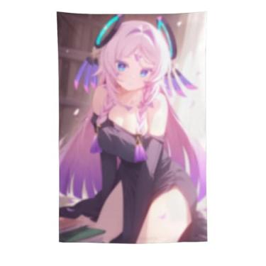 Imagem de LIEGBMEU Sexy Bikini Hot Anime Girl Tapeçaria 152.4 cm x 228.6 cm Interior Exterior Wall Quilt Art Decoração de Tapeçaria Caprichosa, AF369