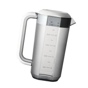 Imagem de Fenteer Jarra de água com tampa Chaleira de água fria Jarra de multiuso para geladeira para reuniões Restaurantes Churrasco Fácil de encher, 2.5l