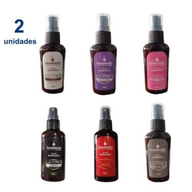 Imagem de 2 Aromatizador Carro Cheirinho Automotivo Perfume Spray Carro Perfumad