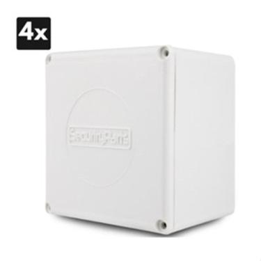 Imagem de 4x Caixa de Passagem Organizadora Para Conectores de Câmera de Segurança em Area Interna ou Externa