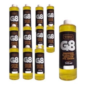 Imagem de Removedor De Cola Mega Hair Fita Adesiva G8 12 X 500ml