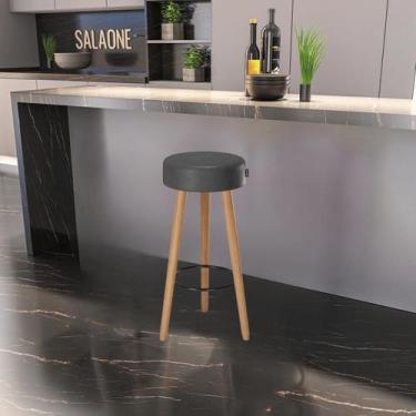 Imagem de Banquetas Estofadas Altas Londres  Estilo Moderno para Cozinha, Área G