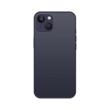 Imagem de Capinha Compativel com iPhone 14 Verso Vidro Fosco Bordas de Silicone Luxuosa Premium Com Proteção de Camera