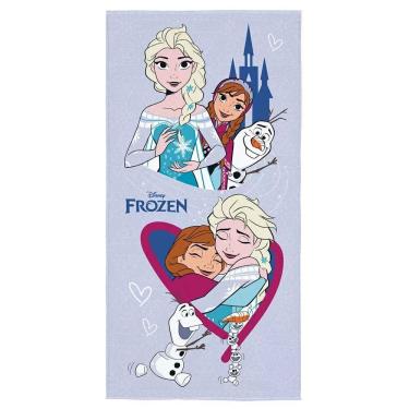 Imagem de Toalha Aveludada Banho/Piscina Estampada Frozen 70X140M