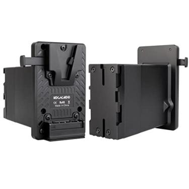 Imagem de kocackoo Bateria V-Mount totalmente decodificada para BP-U90 placa adaptadora de conversão de bateria para câmera/filmadora Sony PXW-FX9 XDCAM/PXW-FS7 Full-Frame.