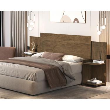 Imagem de Cabeçeira Casal Box Áustria 100% Mdf Multimídias P/ 138/158 Cm -Basoto