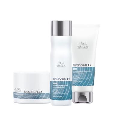 Imagem de Kit Wella Professionals BlondorPlex Home Care (3 produtos)