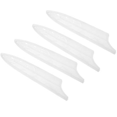 Imagem de PATIKIL Mangas de cobertura de faca de segurança ABS para faca utilitária de 12,7 cm, bainha protetora de lâmina de proteção de borda de corte universal para barra de cozinha, branca, 13,3 cm L
