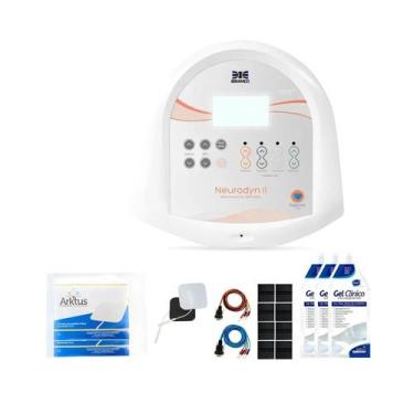 Imagem de Aparelho de TENS/FES e Russa 4 Canais Neurodyn II + 8 Eletrodos e 3 kg