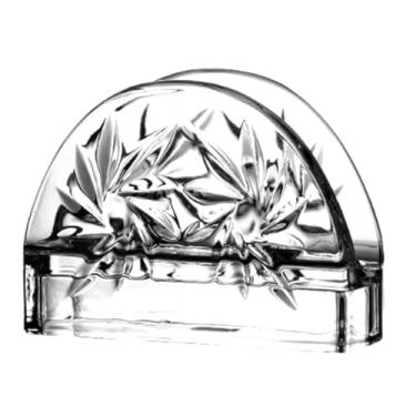 Imagem de Suporte de guardanapo de vidro Suporte de toalha de papel transparente espesso para restaurantes casas elegante quadrado dispensador de lenços de mesa rack de guardanapo (estilo 3)