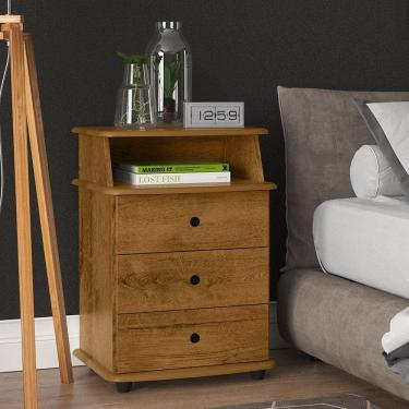 Imagem de Mesa De Cabeceira Marrom - Luxo 3