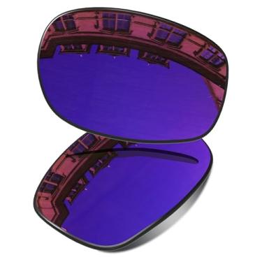 Imagem de Vonxyz Lentes de reposição para óculos de sol Ray-Ban Predator 2 RB2027 62 mm - Violet MirrorCoat polarizado