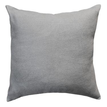 Imagem de Capa Almofada Decorativa Quadrada 50x50cm Ziper Invisivel Luxo Claro -