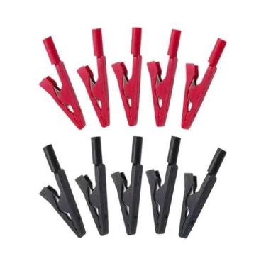 Imagem de Mini Garras Isoladas Tipo Jacaré Com Soquete De 2mm, Ferramentas De Te