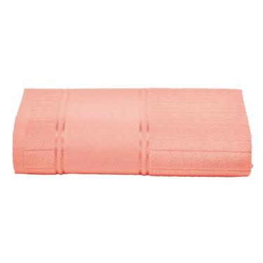 Imagem de Dohler - Toalha Rosto Dohler Velour Artesanalle Barrado Liso - Terracota 10589