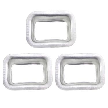 Imagem de CChiai 3 peças 29 x 50 x 80 mm, calha de chuva, prata, entrada de gota, tubo de alumínio, adaptador de calha de chuva para substituição principal de água