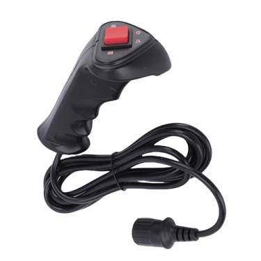 Imagem de Fockety Controlador de Guincho Elétrico Universal, Controle Remoto de Guincho Plástico de 3 Pinos Com Cabo de 9,2 Pés, Controlador de Guincho de 3 Pinos do Guincho de Guincho para