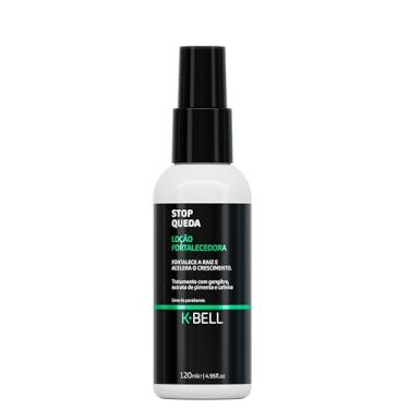 Imagem de K-BELL Tônico Capilar Stop Queda 120ml Antiqueda Fortalecedor com Cafeína e Gengibre – Estimula o Crescimento e Fortalece da Raiz