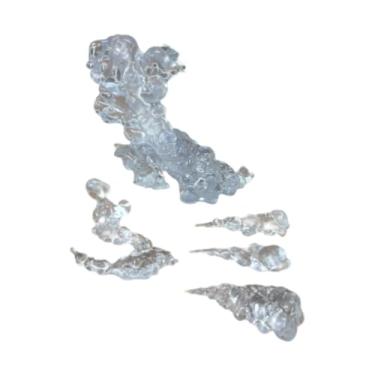 Imagem de Dynwave Diorama de modelo com efeito de fumaça, leve, portátil, acessório engraçado, display para boneco de ação, mesa de quarto, sala de estar, prateleira