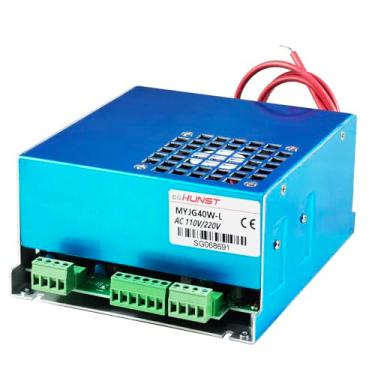 Imagem de DGHUNST Fonte De Alimentação Para Laser De Co2 De 40 W Para Tensão De 110V / 220 V Fonte De Alimentação Para Máquina De Corte A Laser De Tubo De Laser De 30-50 W (MYJG-40WL)