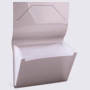 Imagem de Pasta Sanfonada A4 12DIV Fumê Plascony