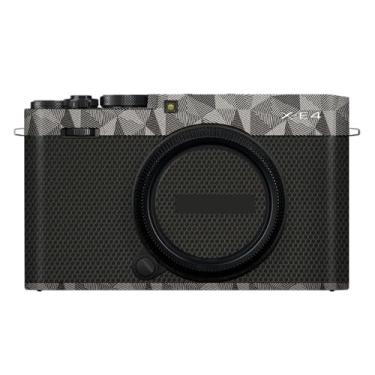 Imagem de X-E4 Premium Camera Premium Adesivo Película Protetora Anti-arranhões para FujiFilm X-E4 XE4 Decalques (Triângulo Titânio)