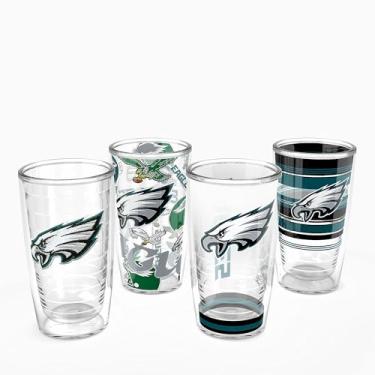 Imagem de Tervis NFL Philadelphia Eagles - Copo sortido feito nos EUA com isolamento térmico de parede dupla mantém as bebidas frias e quentes, 473 ml,