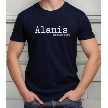 Imagem de Camiseta Camisa Adulto Feminina Masculina Algodão Alanis Morisset te C