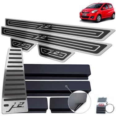 Imagem de Soleira + Descanso Jac J2 2012 A 2016 Preto Alto Relevo