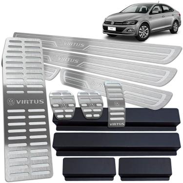 Imagem de Soleira Pedaleira Descanso Virtus 2018 2020 Prata BR Manual