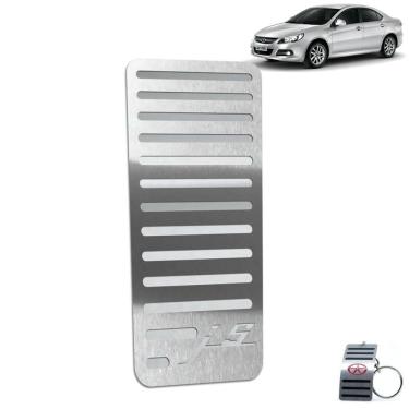 Imagem de Descanso de Pé Aço Inox Jac J5 2011 A 2016 Prata