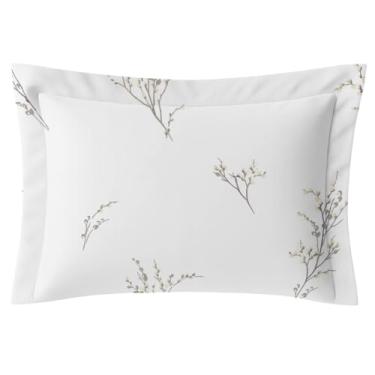 Imagem de Fronha 300 Fios Avulsa para Travesseiro Percal 100% Algodão 50x70cm - Bem Lunar (Bege Boho)