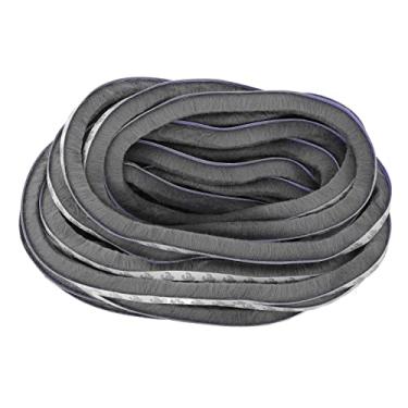Imagem de Tira de vedação autoadesiva Weatherstrip Adesivo forte à prova de Isolamento acústico à prova de poeira para portas de janelas Portas deslizantes Roupeiros Polipropileno Cinza (9x15mm)