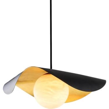 Imagem de Lustre de teto de metal industrial moderno Luminária pendente para mesa de jantar Corredor B Sala de estar Estilo minimalista Luminárias suspensas Luminárias de montagem embutida Noi
